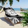 Toalla de Playa Estampada del Derby County F.C., Toalla Grande Suave de Secado Rápido para Playa, Camping, Natación