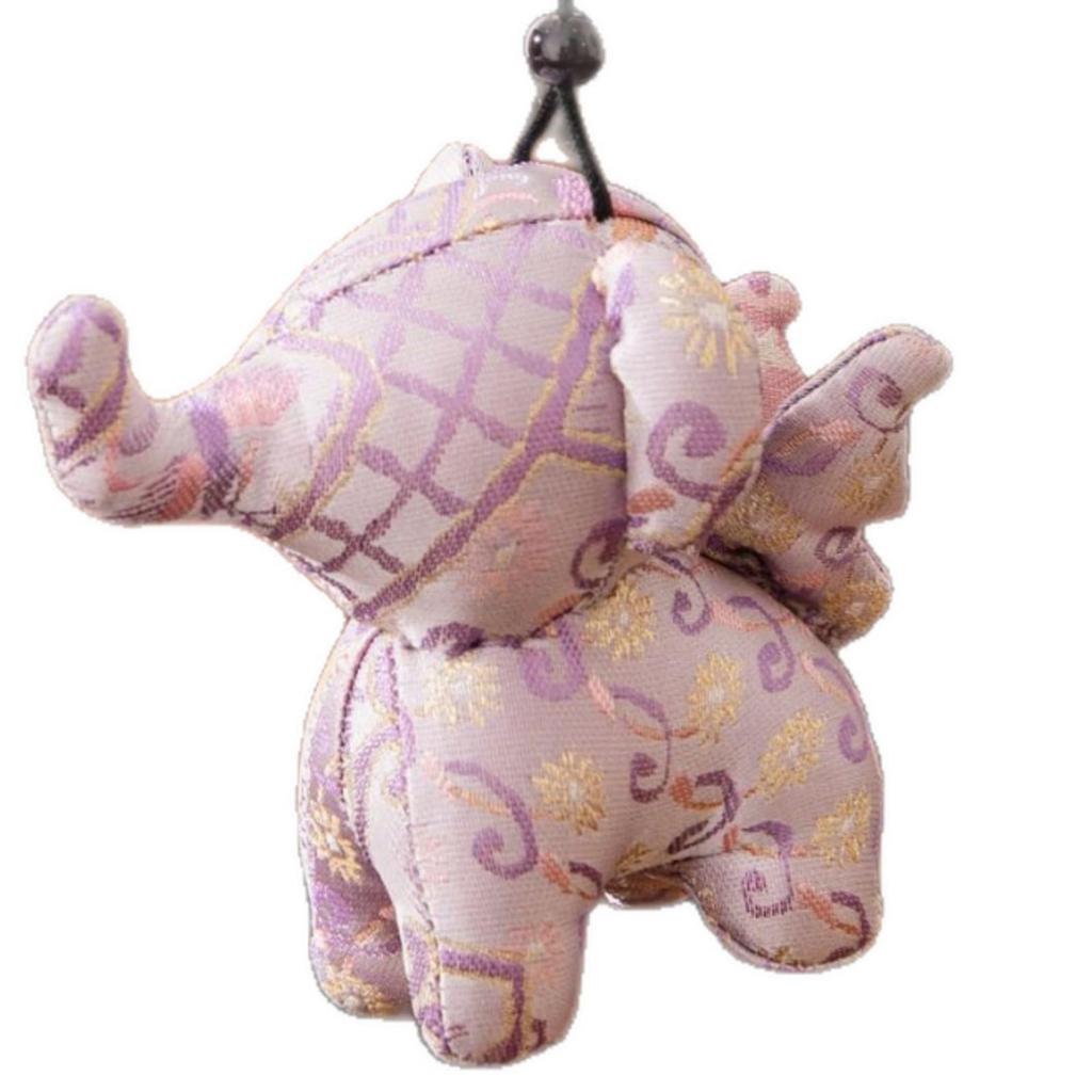 Silk Handmade Little Elephant Charm Pendant - Cute Gift for Friends