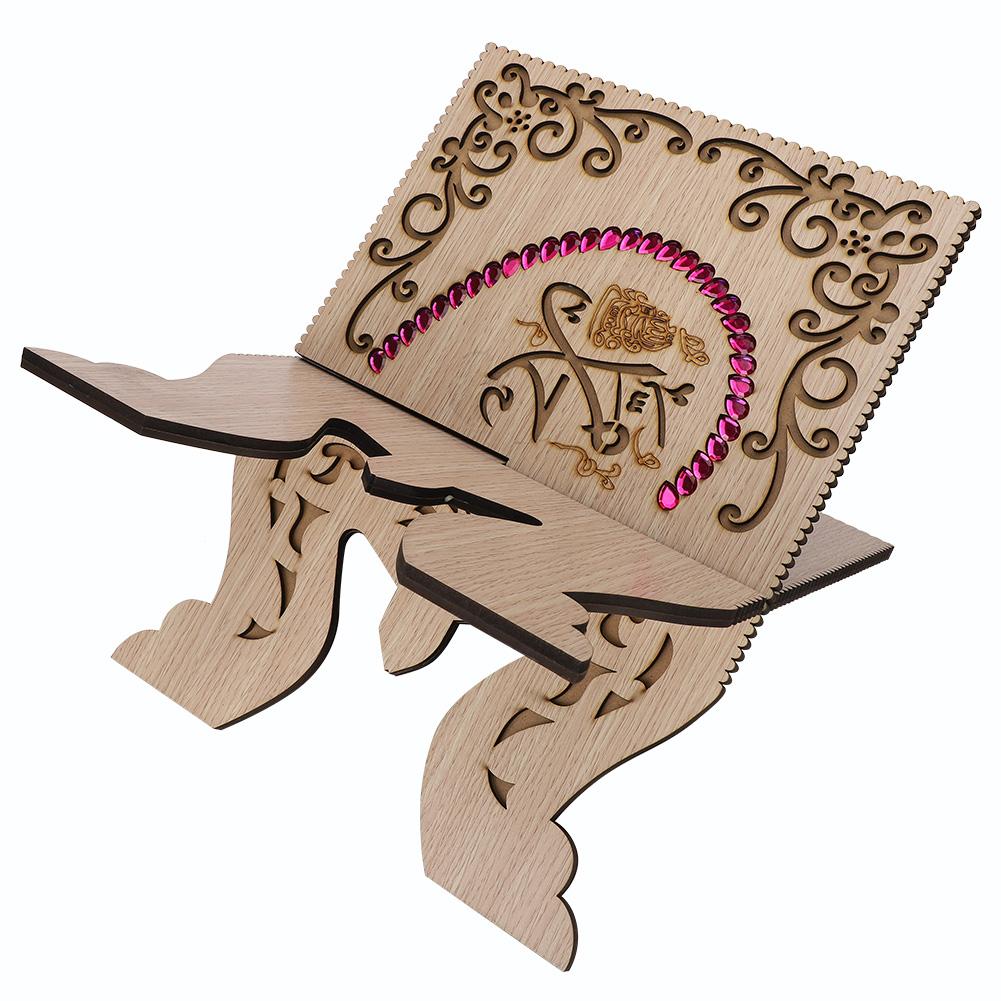 

Подставка для Корана Ретро Резная Красный Бриллиант Мусульманская Подставка-Полка для Чтения Религиозные Принадлежности