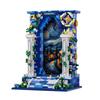 1745PCS Dreamlike Starry Sky Door Building Blocks Sets Architectural Model Building Toys For Kids Adults Creative Ornaments