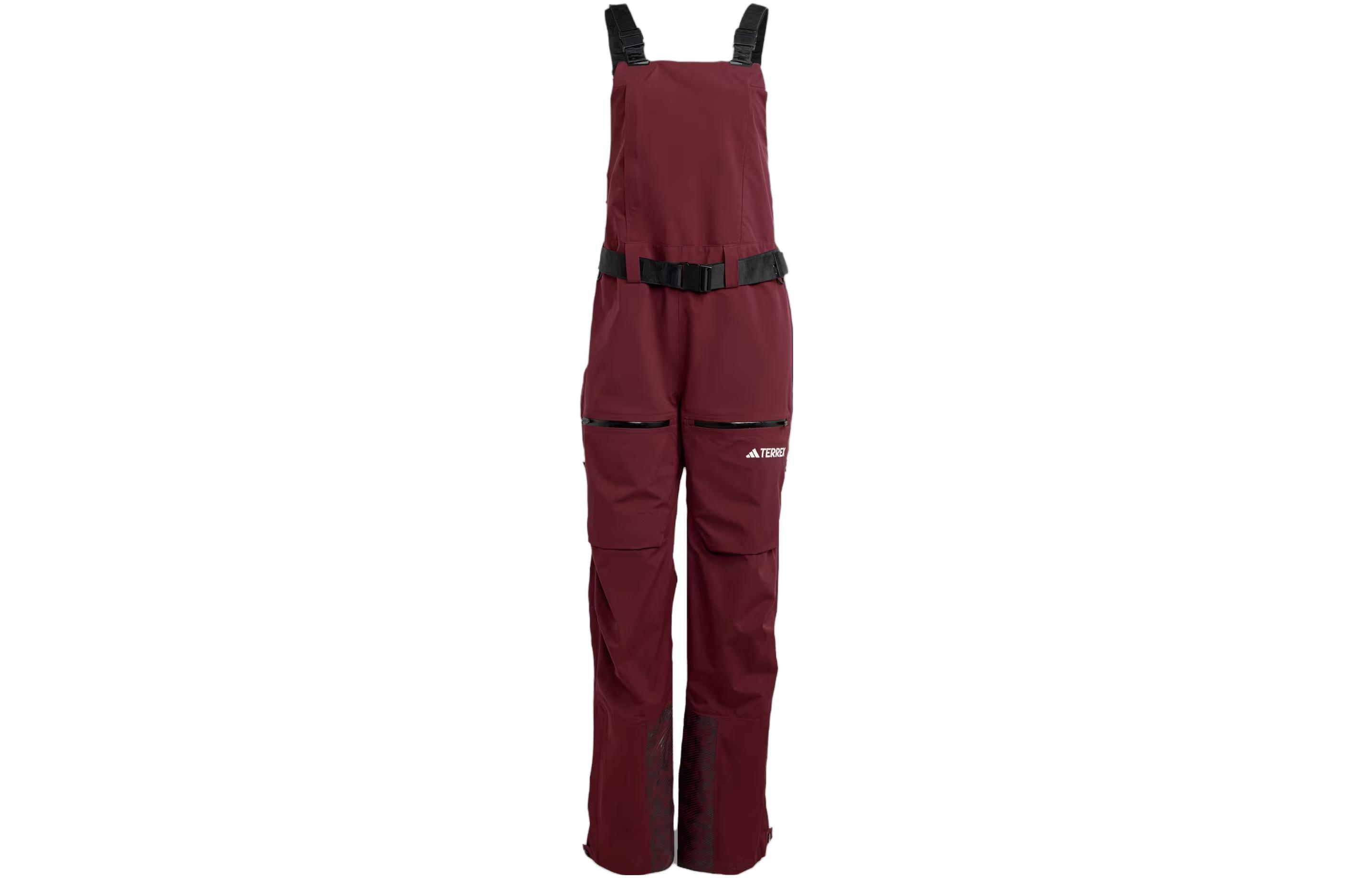 Adidas Ski Pants Women s Contour Red Straight Fit IB1207 M