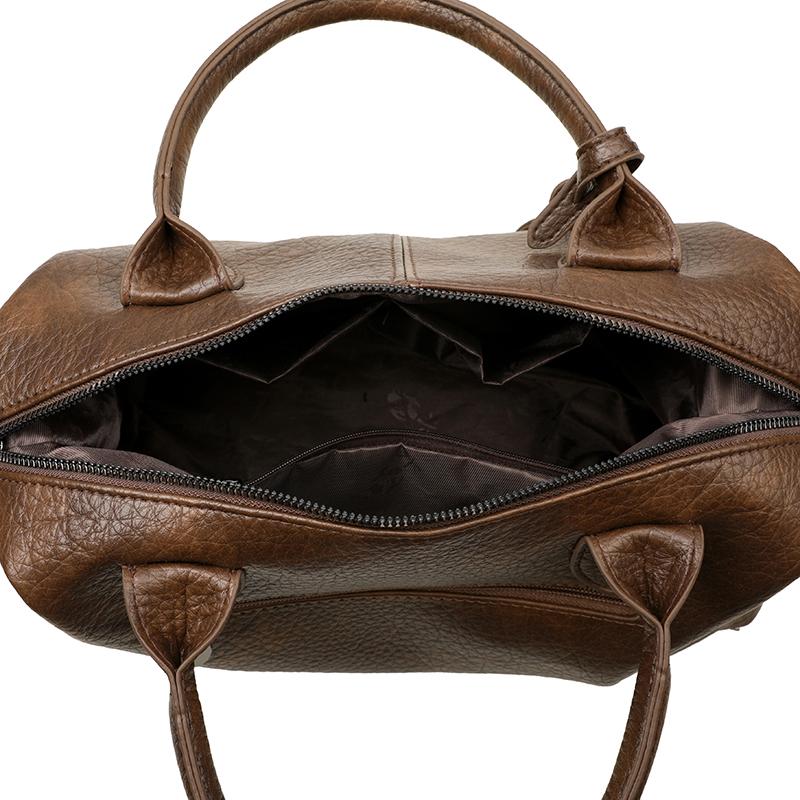 PU Retro Women's Bag Large Capacity Shoulder Crossbody Bag