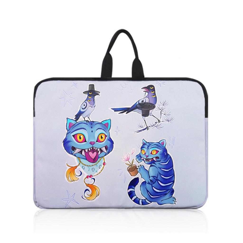 Cute Cartoon Peripheral Laptop Bag, Dirt Resistant