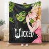 Wicked Theme Printed Blanket - Perfect for Couch, Bed, Travel & Outdoor Use | Machine Washable, Cozy & Durable.