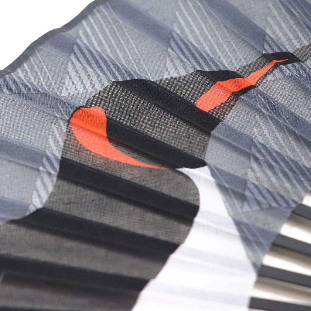 Stilvoll Business mit Fächeretui und Taschentuch Pinguin Schwarz [Osaka Choseido] Herrenfächer, Fächer, Set, Design,
