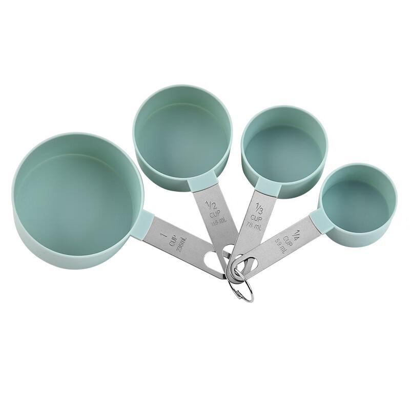 Yicang Stainless Steel Handle Plastic Measuring Set