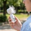 Foldable Lightweight Body Mini Cooling Fan Long Lasting Battery Turbine Small Fan  Home Use