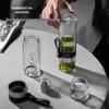 FUGUANG Antibacterial Double-Layer Glass Tea Infuser Bottle