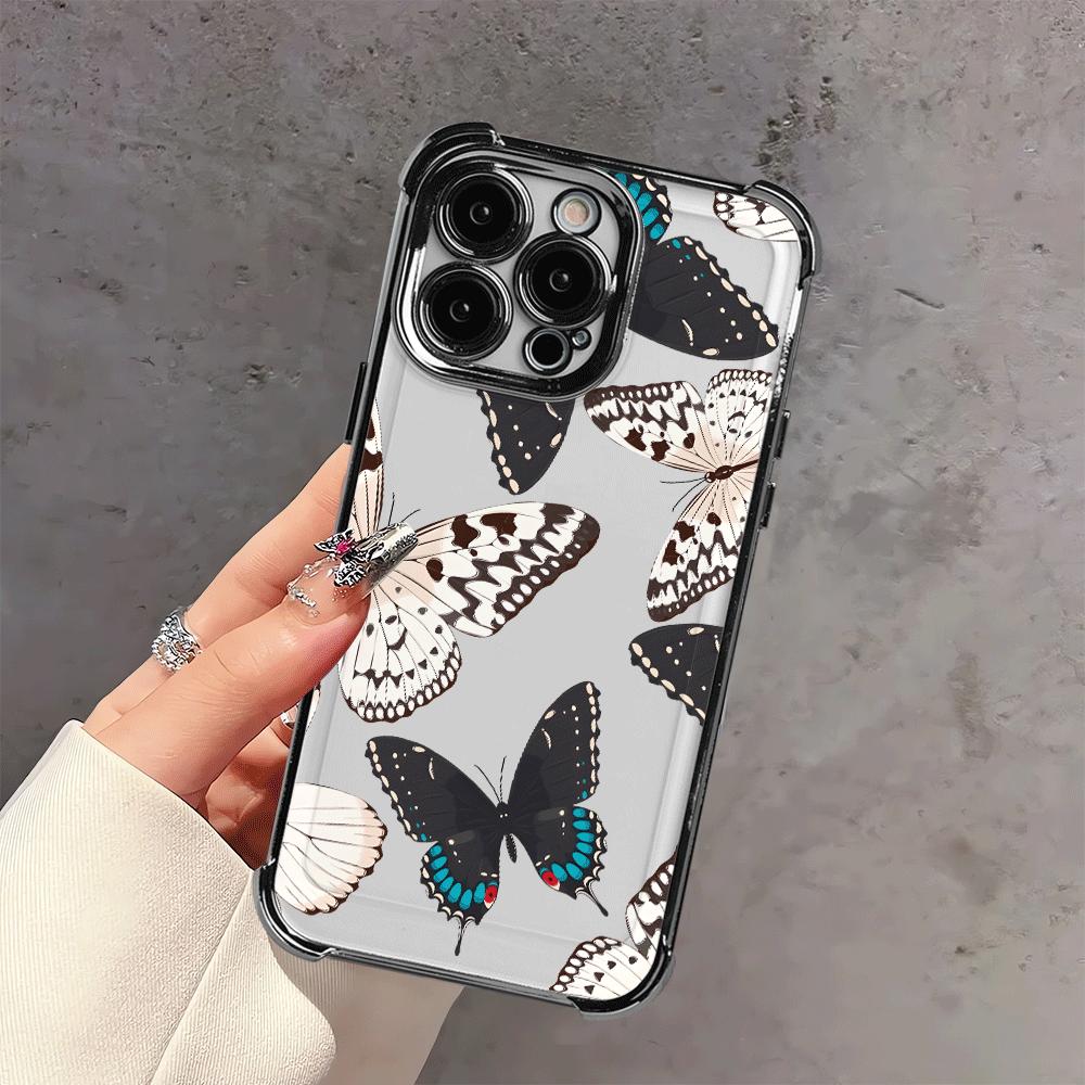 Creative Butterfly Case for Apple iPhone 17 Pro Max Air 15 13 12 Plus 16e 16 Pro 11 14 Phone Cover