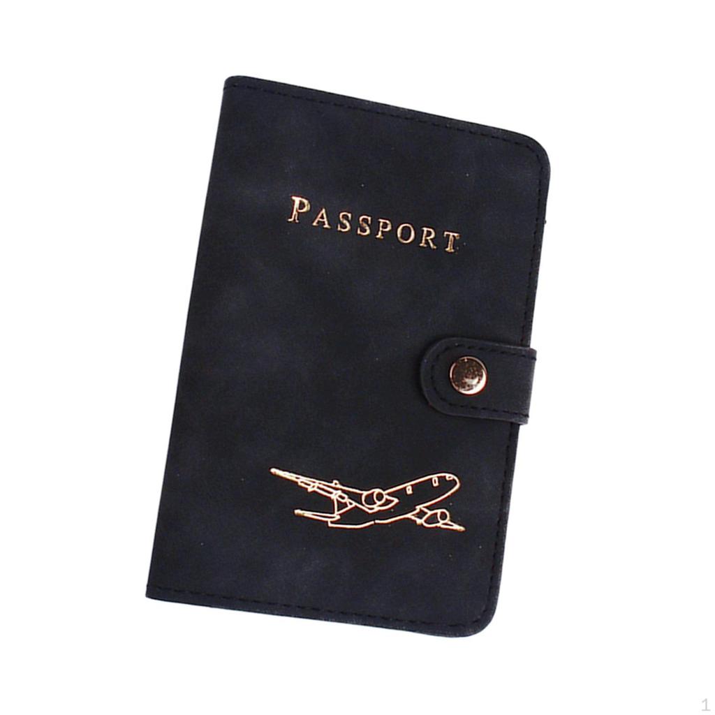 Passport Cover Holder Travel Gift 14.5x10x1cm Cards Pouch Portable Fashion Bag