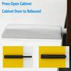 Push To Open Door Catch Black/Grey/White Cabinet Magnetic Catch Cupboard Drawer Handle-free Touch Release Catch High Quality