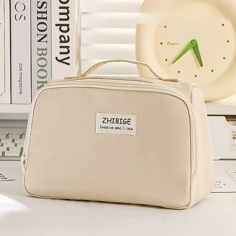 9-lagers pennfodral med stor kapacitet Vackert pennfodral i canvas Multifunktionellt pennfodral Skolmaterial och skrivmaterial