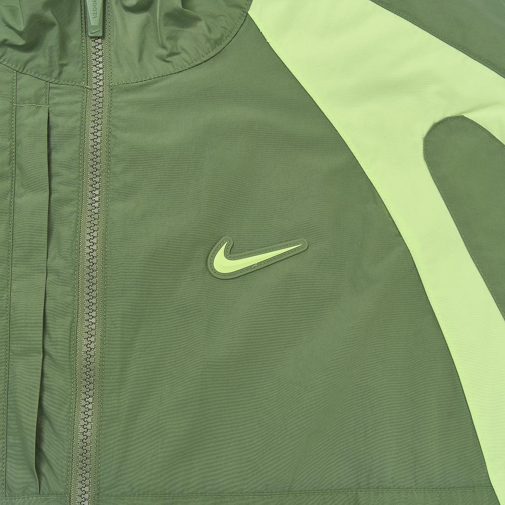 Nike X Nocta Nocta Kollaboration SS24 Logo Stehkragen Lässige Sportjacke Herren Oberbekleidung Ölgrün FN7666-386