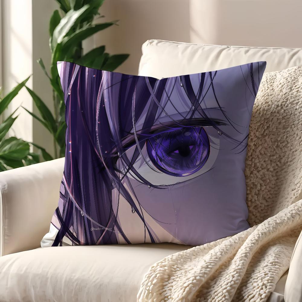 

Anime girl shine eyes cushion cover Best Home Office Coffee Pillow Sofa Printing Decoration Room Shop Car Nordic Simplicity Hit 12x12Inch