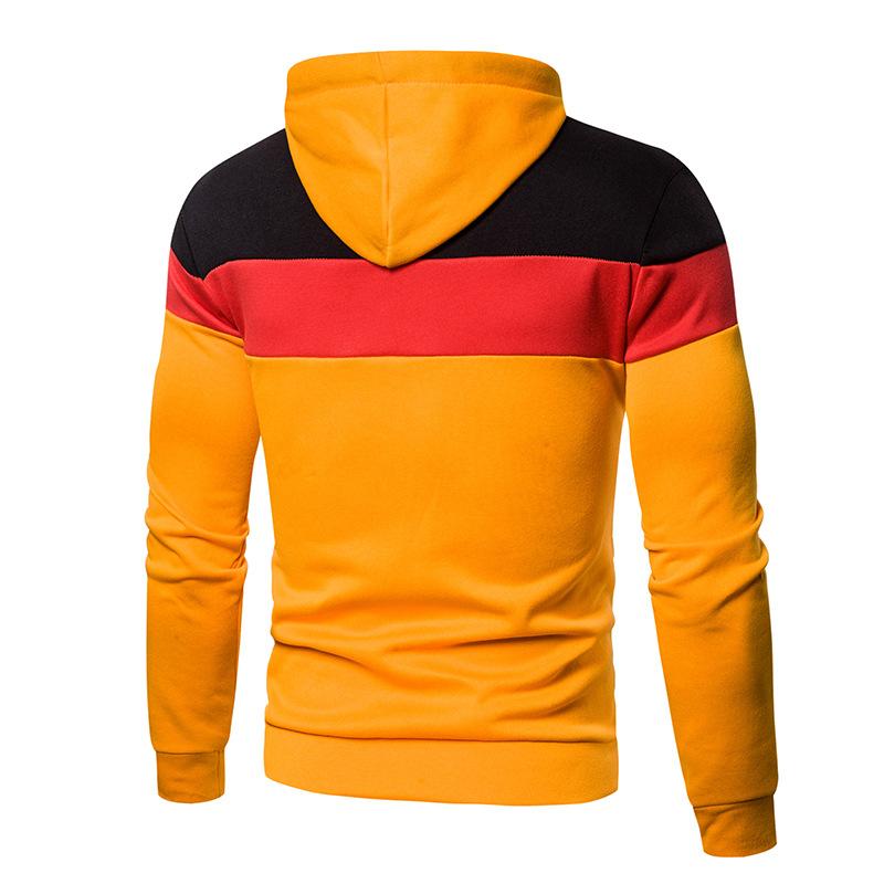 Hettegensere Menn Casual Utendørs Sport Fleecejakke Herre Glidelås Hettegenser Sweatshirts Hettejakke Sportsjakke