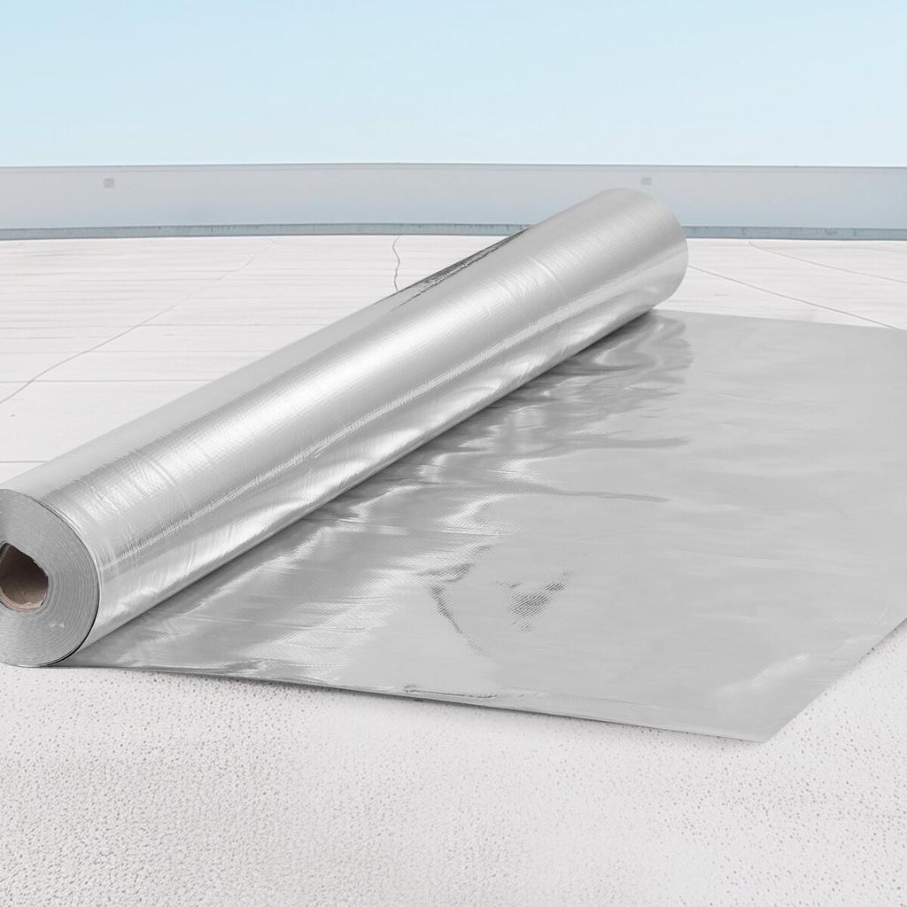 Double Reflective Insulation Roll Woven Fabric Radiant Barrier 48"x250ft