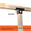 Verstellbare Pergola-Winkel 3-Wege-Verlängerung T-Winkel Verstellbar Verstellbar 2 Stück Pergola-Winkel Für Außen-Gartenstrukturen