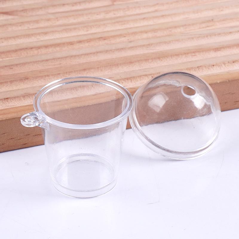DIY Miniature Mousse Cup with Wood Crumble for Milk Tea & Ice Cream