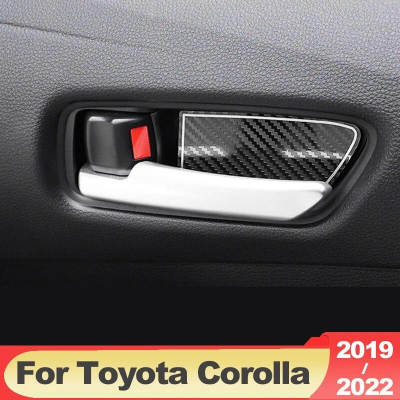 Stainless Steel Car Styling Inner Door Handle Bowl Covers Trims Accessories For Toyota Corolla    2022 E210 12th
