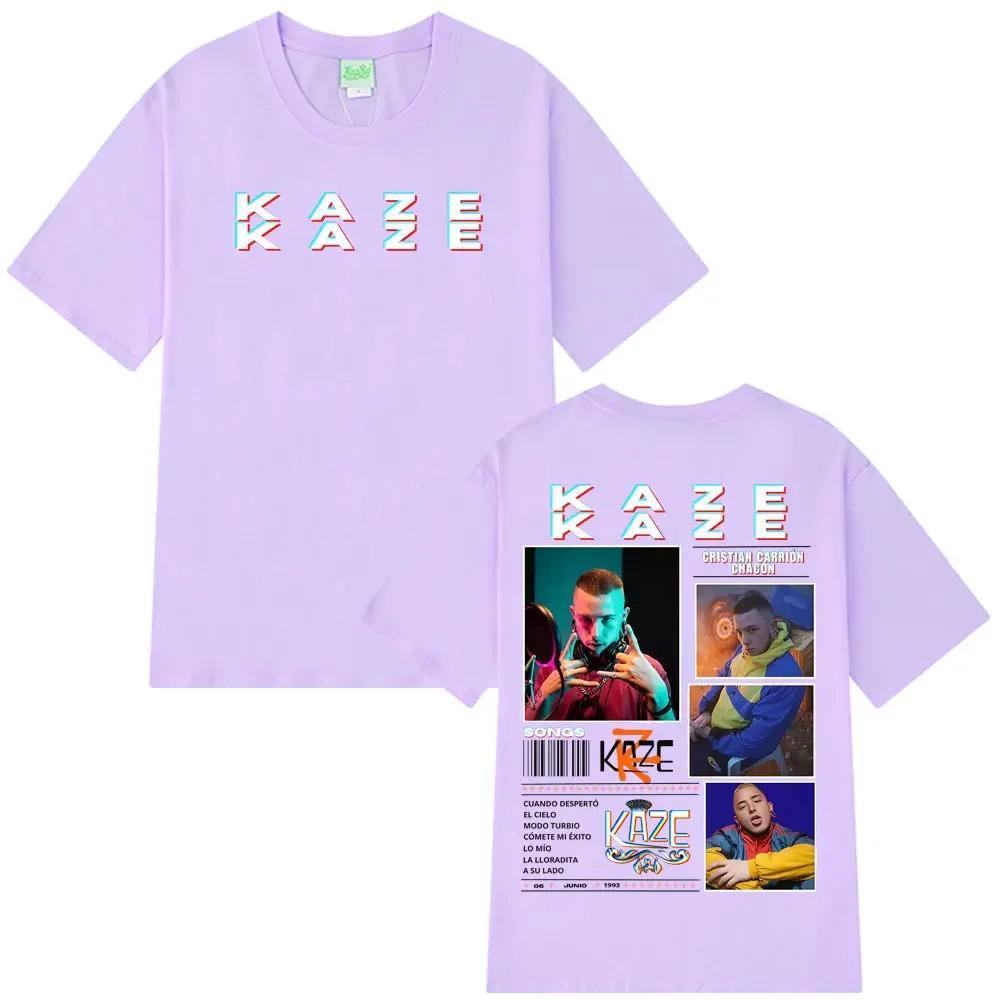 Rapper Kaze R New Fashion Album Print Tshirt Unisex Wounisex Casual And Loose Tshirt Shortsleeved 100 Cotton Hiphop Punk Tshirts