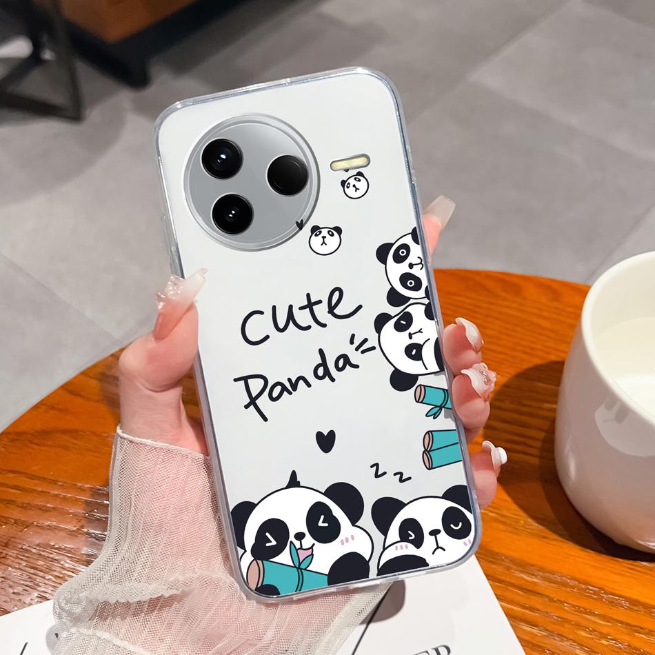Case For POCO F7 Pro / F7 Ultra Summer Flower Transparent Funda For POCO F 7 Soft Untra Thin Phone Back Cover Shockproof Housing
