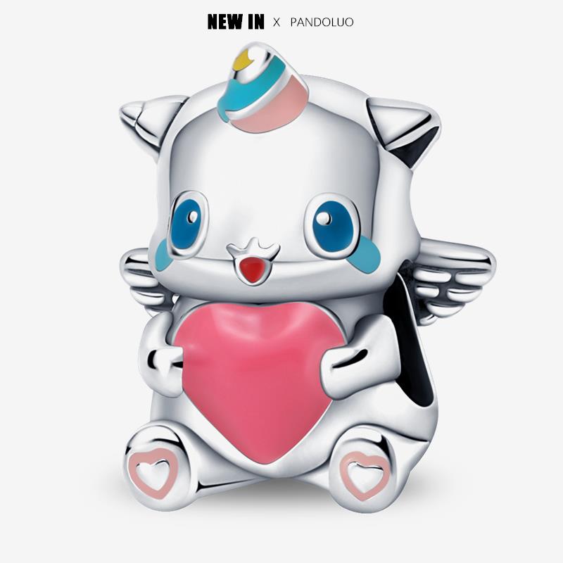 New In Copper Cute Pet Animal Shapes Charm Beads Fits Pandach Original Charms Bracelet For Women Pendant Bead Jewelry