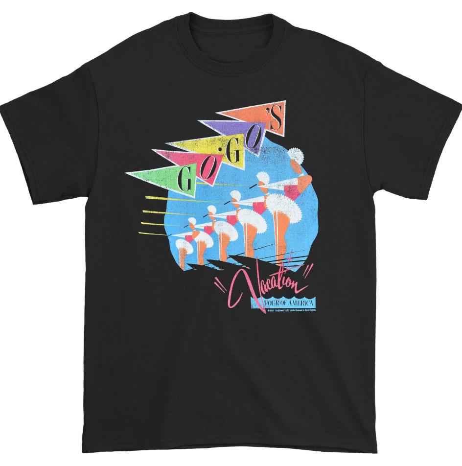 Go-Go’s band Vacation Album T-shirt, size S-4XL