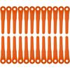 24Pcs Plastic Blades Compatible for Stihl Weed Eater Blade PolyCut 6-2, 6-3, 7-3, 28-2,48-2 Trimmer Head - 4002 007 1000