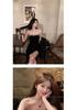 Big Sister Top-Tier Sequined Strapless Little Black Dress