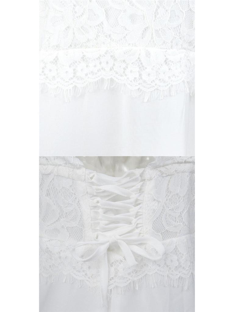 Europäisches & Amerikanisches Sexy Spitze Stich Abendkleid - Langes Damenkleid