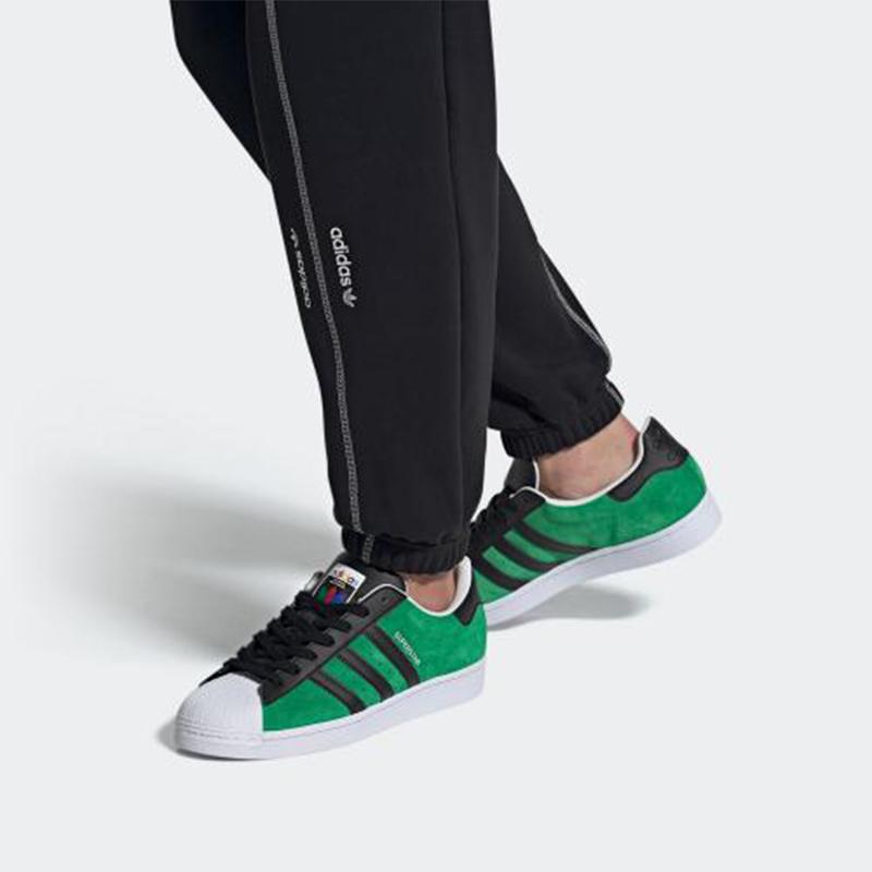 Adidas Superstar 'Green Core Black' FW7844
