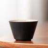 6PCS Heat-resistant Tea Bowl Black Single Cup Drinkware Tea Cup  Tea Ceremony