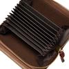 Perche Italian Leather Accordion Card Key Case 08-06-03931 CO F