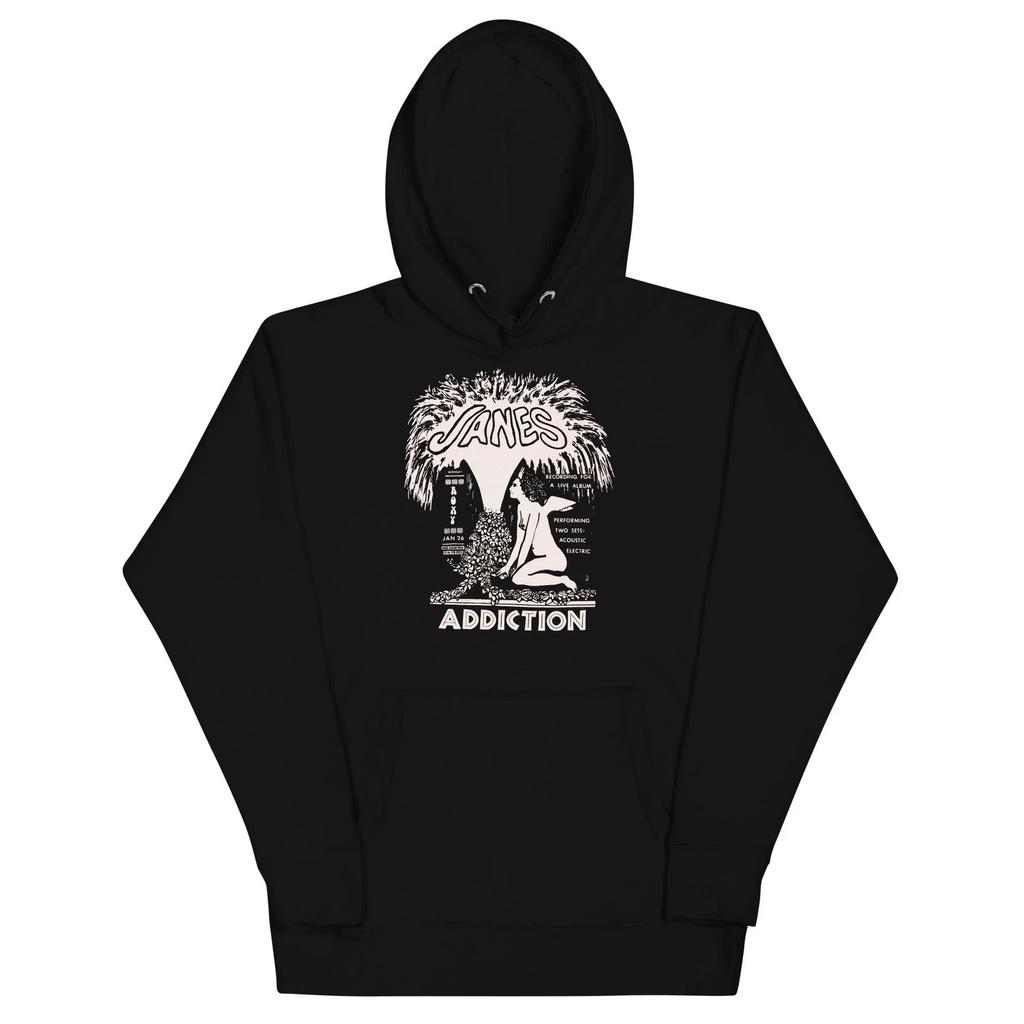 Jane's Addiction - Roxy Live hoodie-Casual Pullover Sweatshirt Sweatshirt Black New