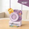 Portable Retro Camera Fan with USB Rechargeable Battery and Lanyard