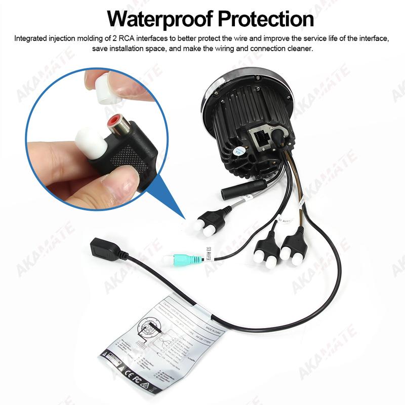 For RV Radio MP3 Media Player Boat Radio Stereo EQ Bluetooth Audio Radio FM AM Receiver Fit for Yacht ATV UTV SPA RZR