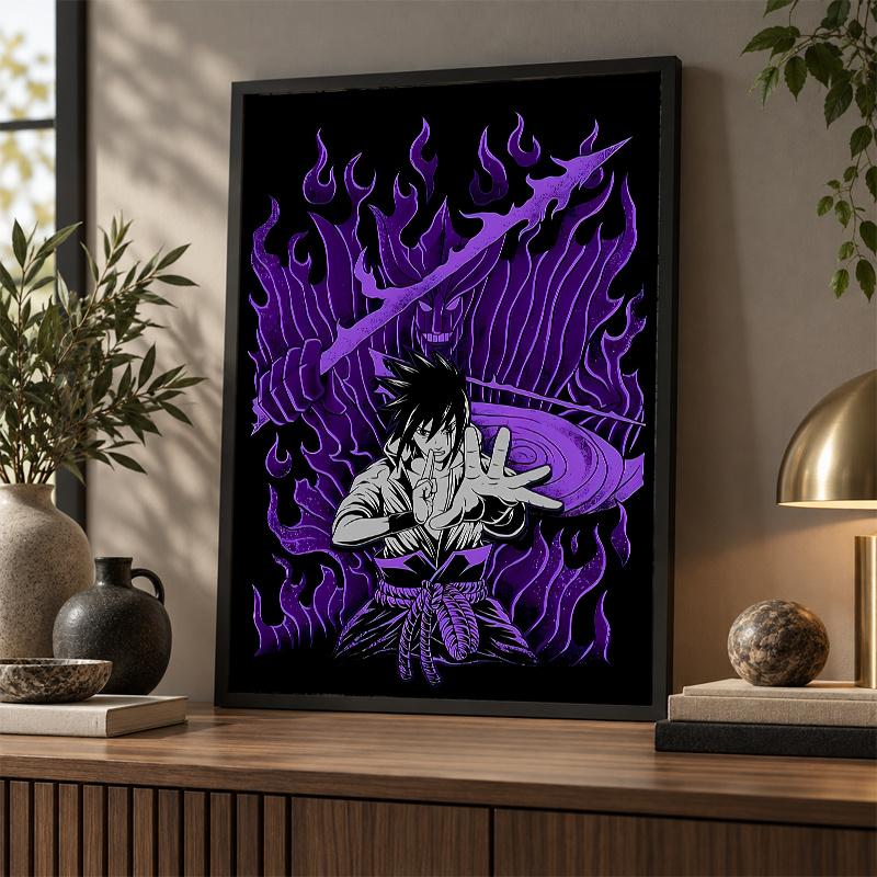 Sasuke Uchiha Diamond Painting Kit 5D Full Drill DIY Diamond Mosaic Wall Art Home Decor