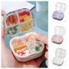 Portable Pill Box Sealed Pill Case Square Pill Organizer Travel