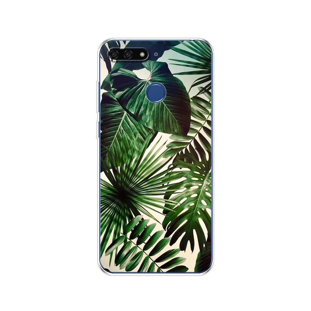 For Huawei Honor 7C 5.7 Inch Case Cover Soft Silicone TPU Cute Cover Back Protective Phone Case For Huawei Honor 7c Aum-L41 Bags