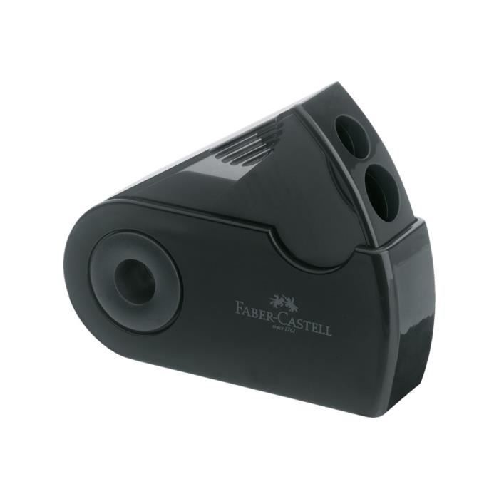 Faber-Castell SLEEVE Ořezávátko se 2 otvory černé