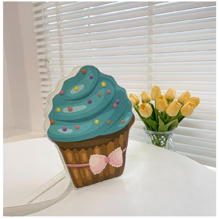 PU Leather Purse Cupcake Box Cupcake Crossbody Bag for Women Girl