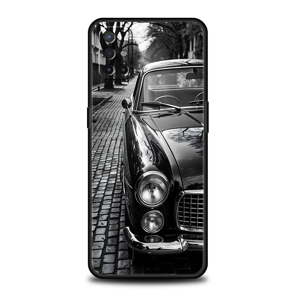 White Car Phone Case For OnePlus 15 13 12 11 10 Pro 13T 13R 12R 9 8T 8 7 7T 9R Nord 2T CE 2 3 4 5G Soft Cover