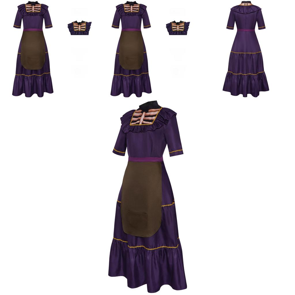 Coco Melda Cosplay Costume For Halloween Stage Performance With Soft Knit Fabric For Adults