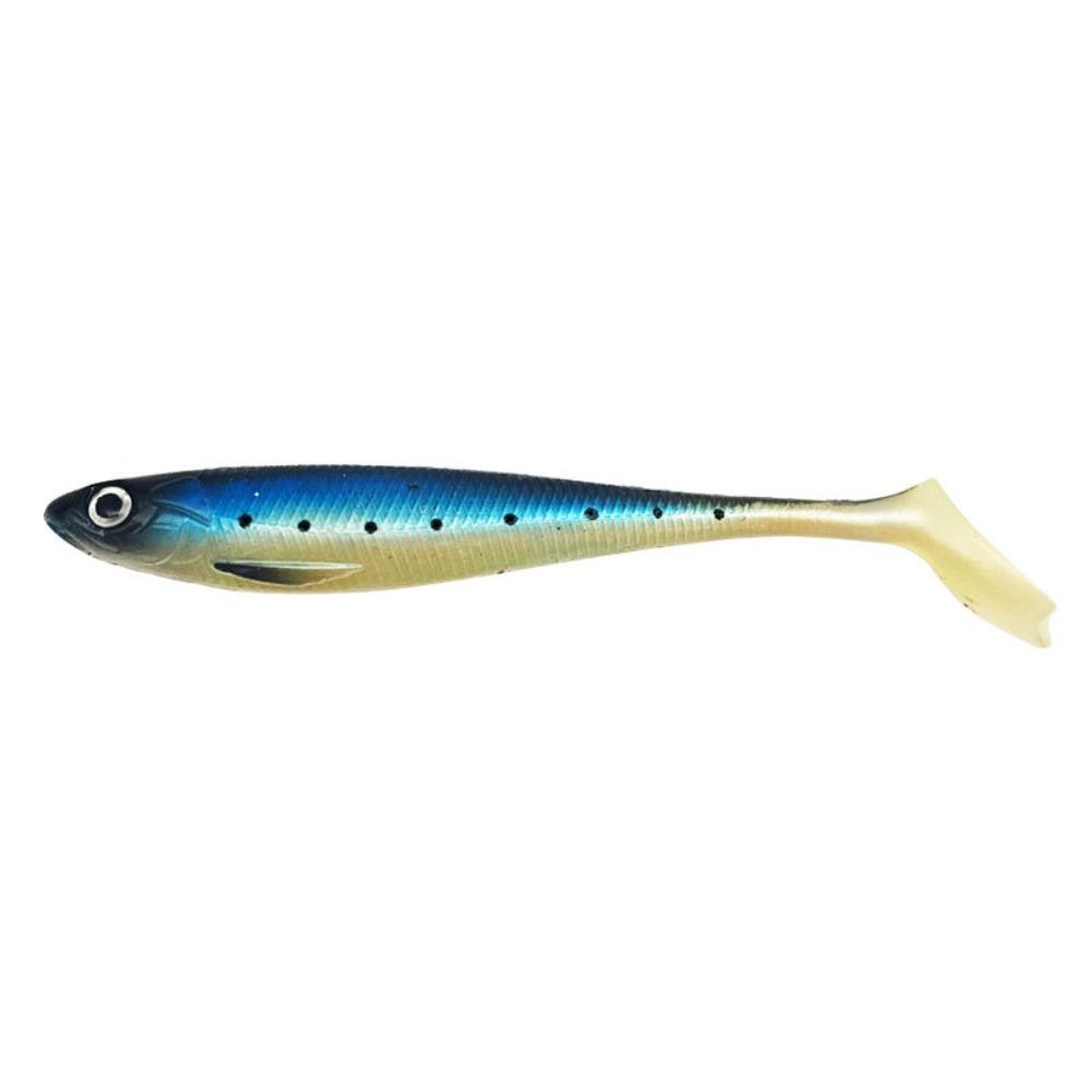 

7PCS PVC Fishing Jig Lure Multicolor Artificial Lures New Minnow Lures Fishing Blue 7cm