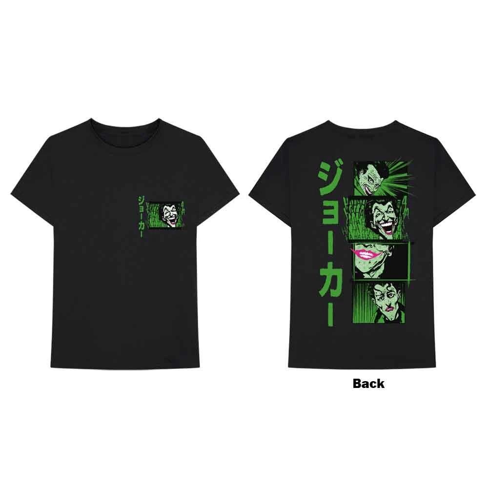 DC Comics Joker Anime T-Shirt Black New L