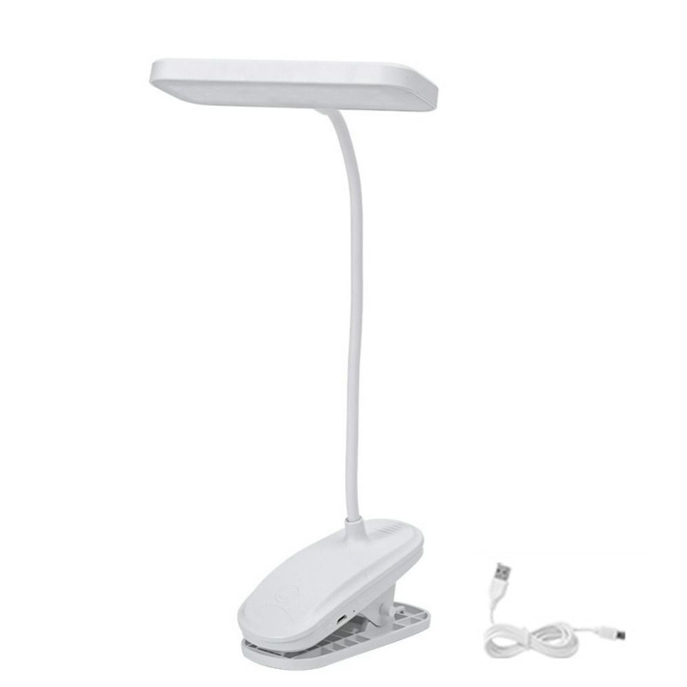 

Гибкий на 360° Светодиодный светильник для спальни, офиса, с клипсой для стола, ночник, лампа для чтения, настольная лампа with cable