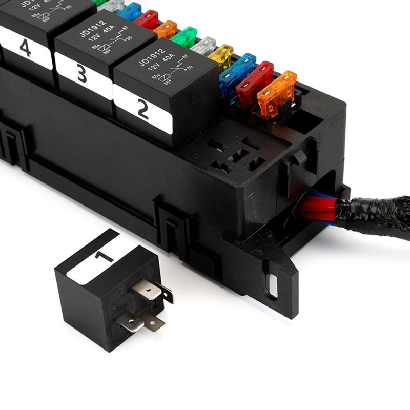 Space Saving 11 Slot Fuses Panel Central Control Box Relays For Secure Power Supply In Car, Trailers, And Medium Trucks
