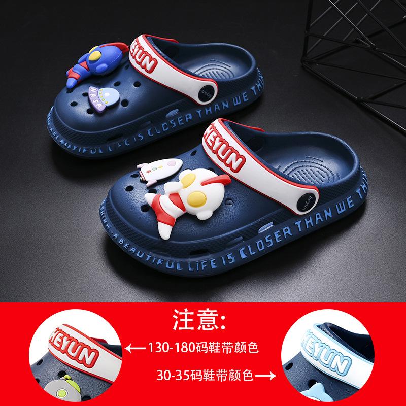 Durable Clogs Kids Fun Cartoon Design Nonslip Eva Summer Sandals For Boys And Girls In Colors Bright