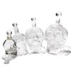 Láhev na vodku Crystal Head Láhve s hlavou lebky Kreativní gotická sklenice na víno s kohoutkem