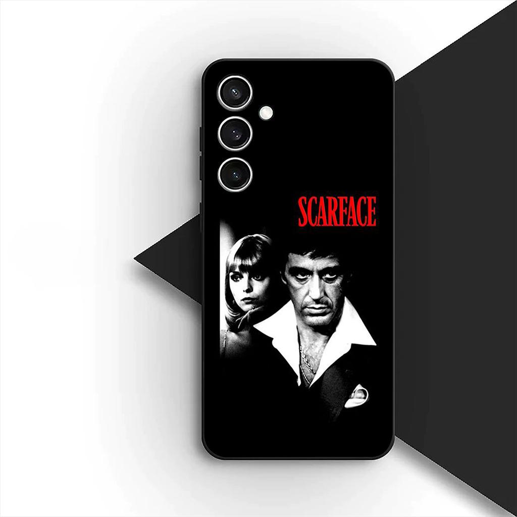 S-Scarfaces Wallpaper Phone Case for Samsung Galaxy S20 S22 S21 FE Ultra Plus A07 A17 A15 A16 A25 A57 A37 Protective Cover